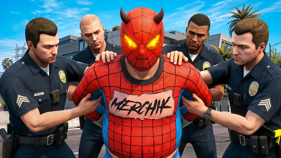 Обложки для игр, развлечений и спорта — Человек-паук: задержание